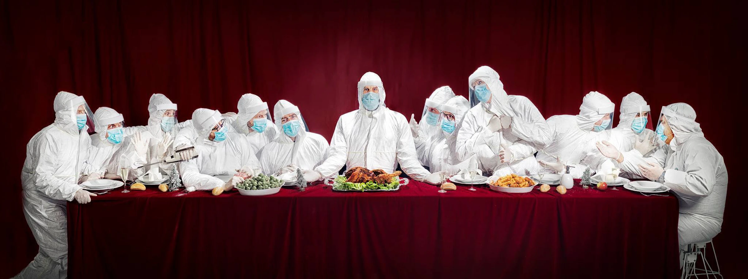 2021: Het laatste avondmaal in Covid stijl